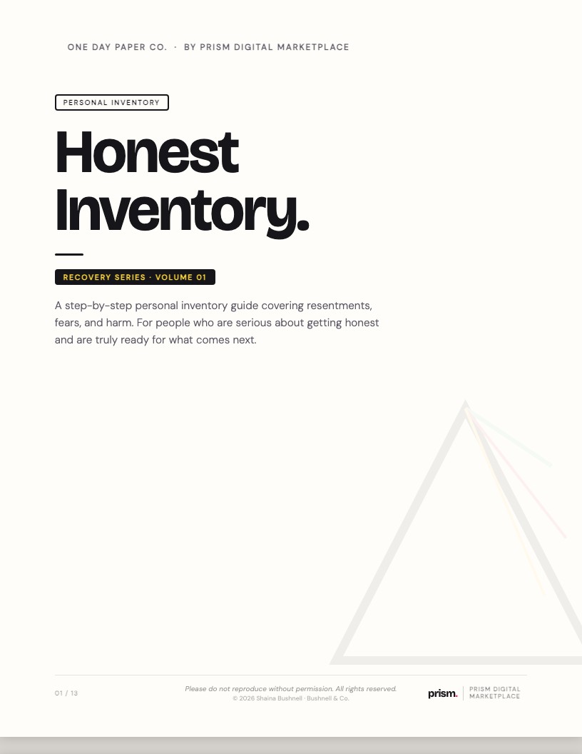 Honest Inventory cover